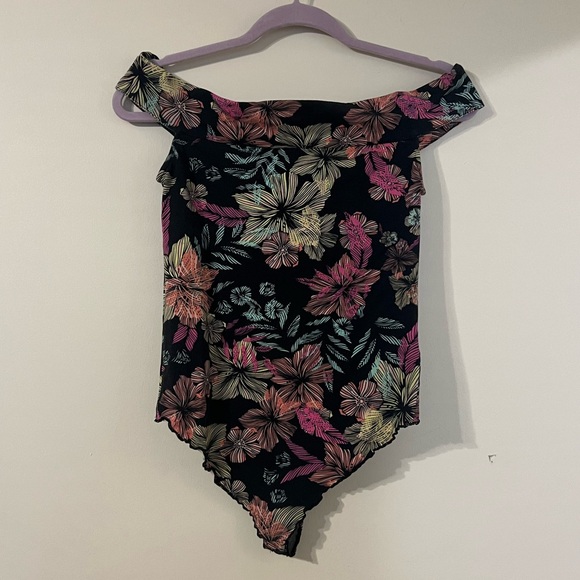 Free People 80s Tropical Bodysuit - Picture 1 of 3